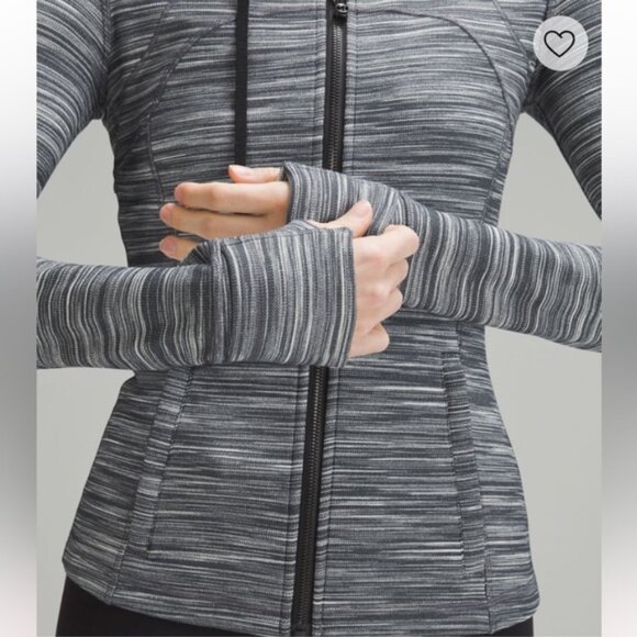 Lululemon Hooded Define Jacket Nulu Grey Size 6 - Picture 6 of 16